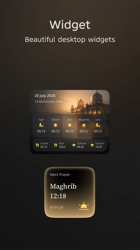 Taqwa home widget